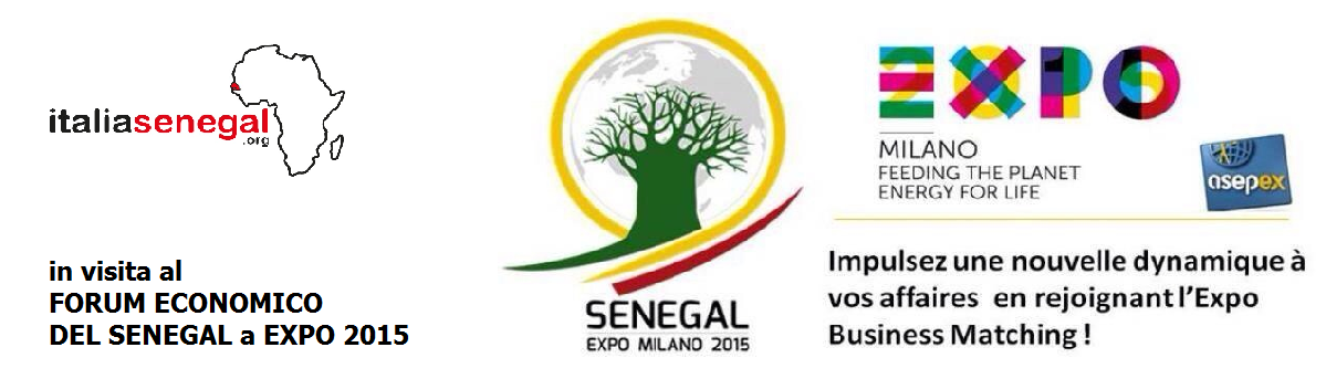 Une délégation d’italiasenegal.org en visite à l’Expo 2015 à l’occasion du Forum économique sur le Sénégal.